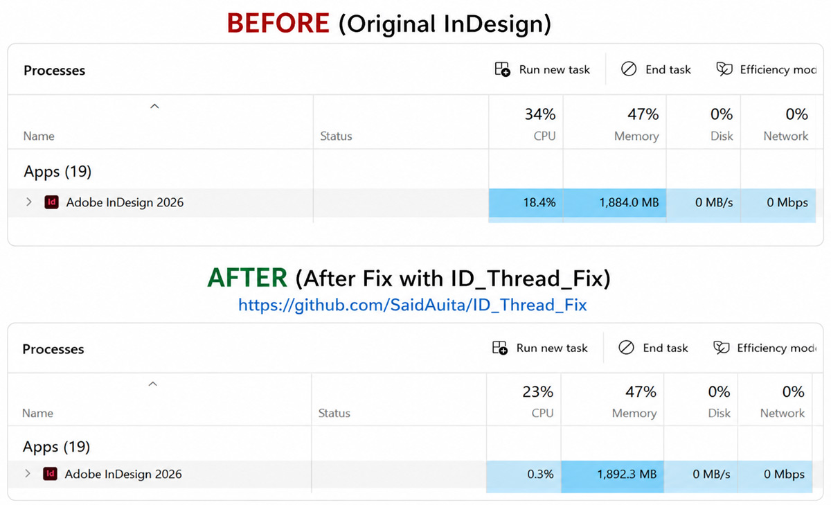 InDesign Thread Fix Banner