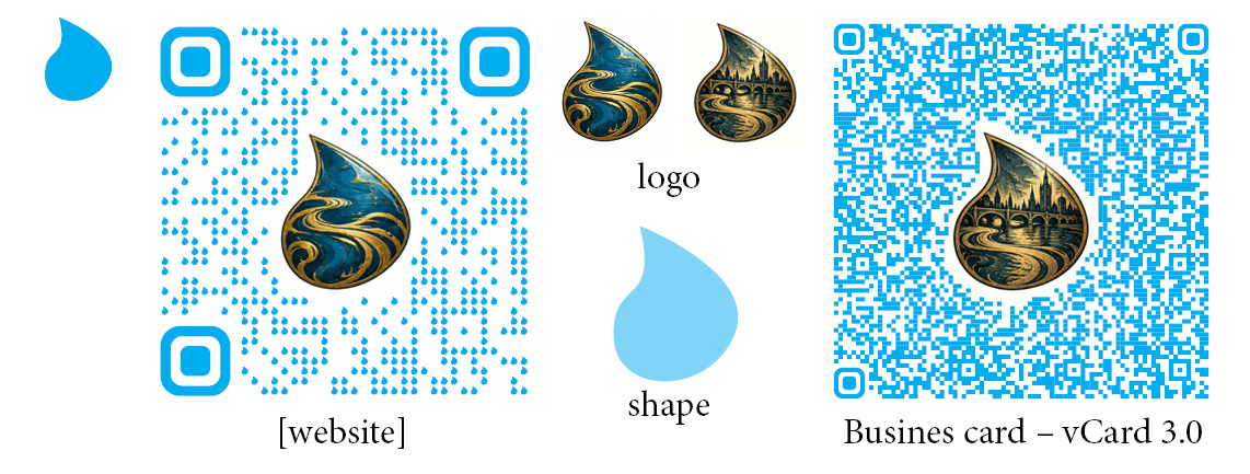 QR Element Design & Logo Cutout