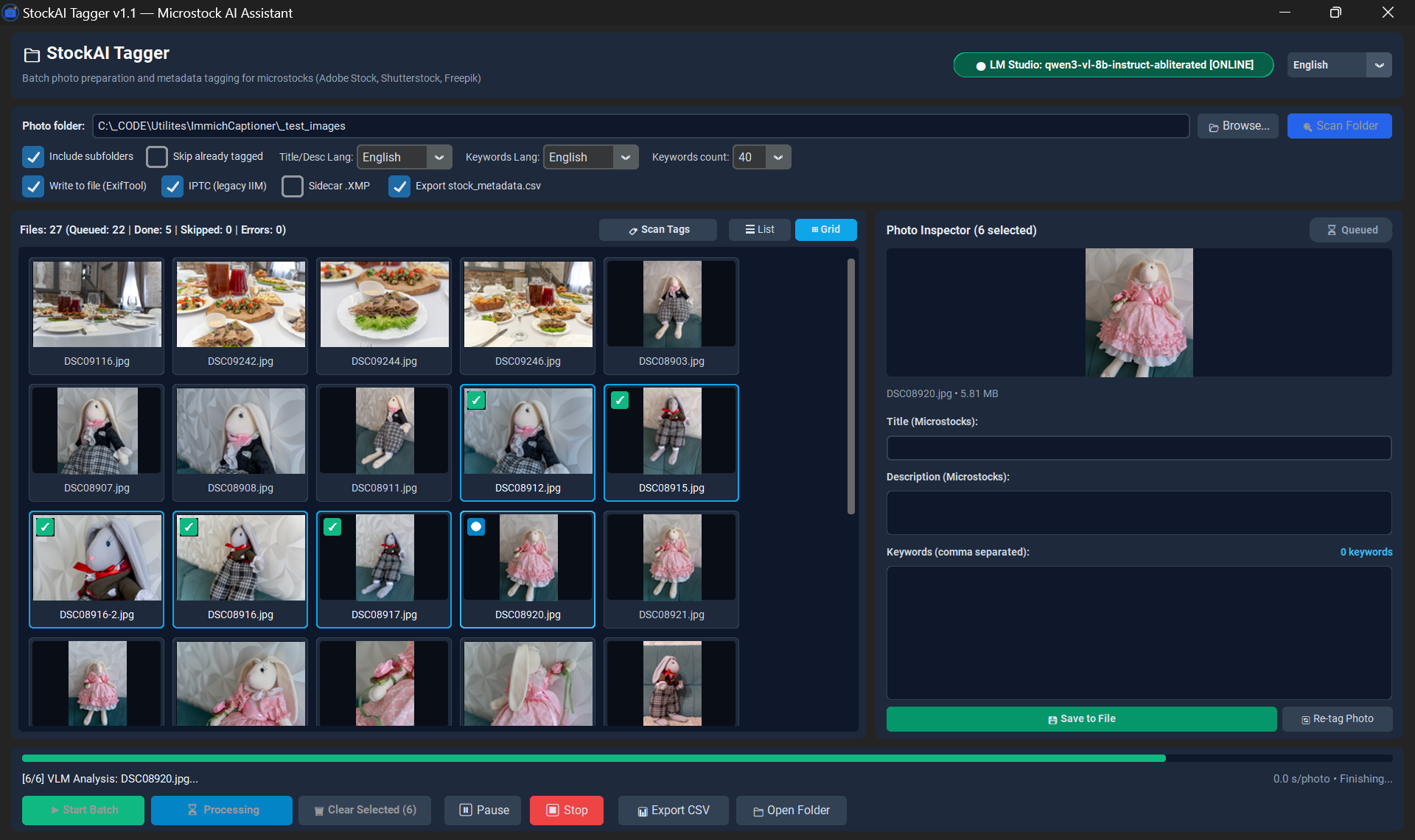 StockAI Tagger Interface